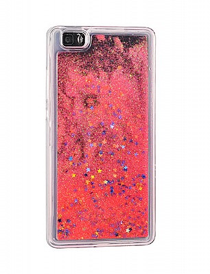 Silikonový obal/kryt Water case stars pro Iphone X červený